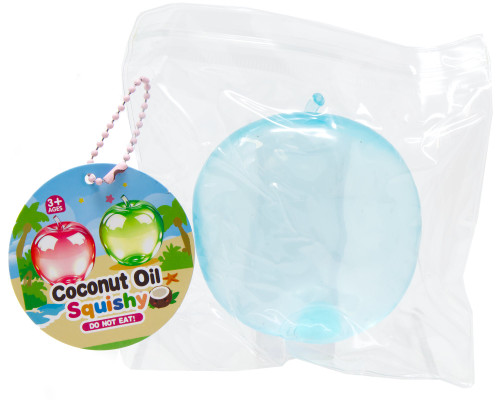 Coconut Oil Squishy Apple BLUE Squeeze Toy、ToyWiz、kayou