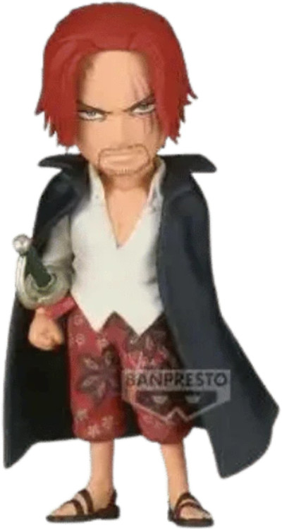 One Piece World Collectable Figure WCF Red Hair Pirates vs Bartolomeo Shanks 2.8-Inch Mini Figure、ToyWiz、kayou