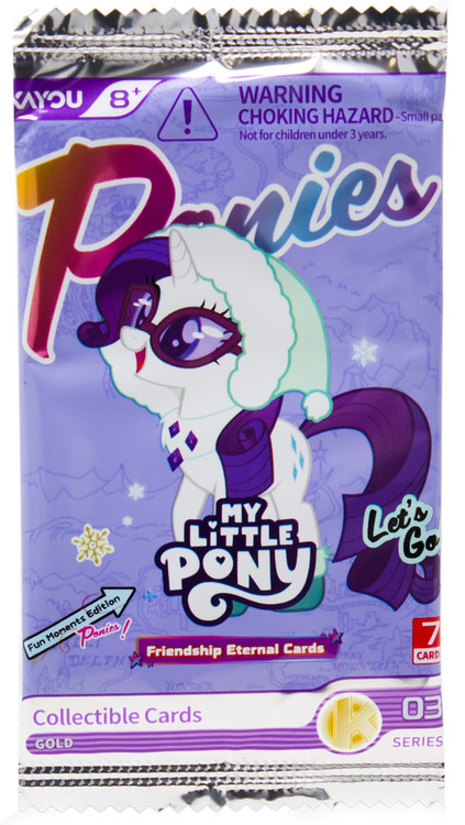 My Little Pony Trading Card Game Friendship is Eternal Series 3 Fun Moments Edition Trading Card Pack 7 Cards、ToyWiz、kayou