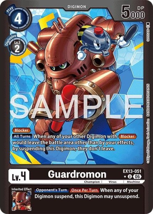 Digimon Trading Card Game Chivalrous XIII Single Card Uncommon