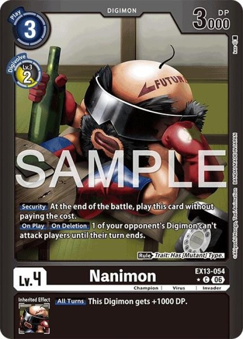 Digimon Trading Card Game Chivalrous XIII Single Card Common