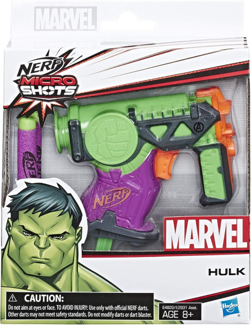 Marvel Nerf Micro Shots Hulk Blaster Hasbro - ToyWiz