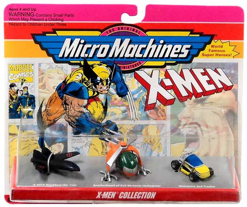 X-Men Micro Machines X-Men Collection Mini Vehicle Set Galoob - ToyWiz