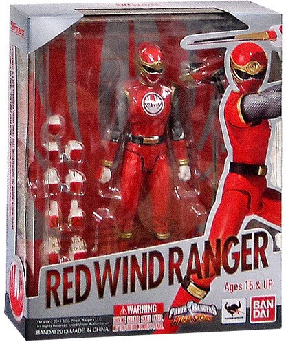 Power Rangers Ninja Storm S.H.Figuarts Red Wind Ranger Action Figure Bandai  Japan - ToyWiz