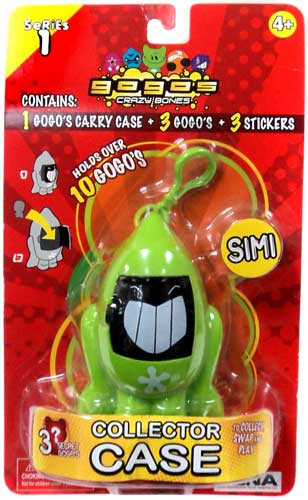 Crazy Bones Gogos Series 1 Simi Collector Case Green Magic