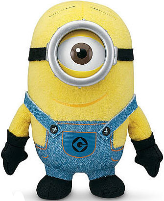 Despicable Me 2 Plush Backpack: One Eye Stuart