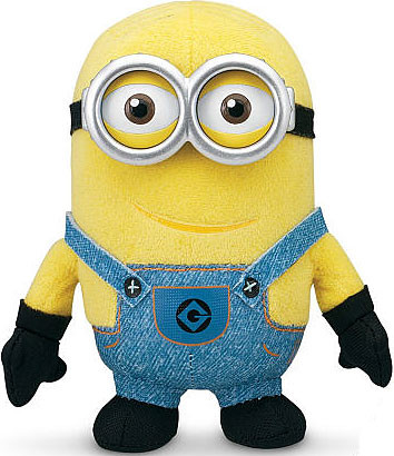 Despicable Me 2 Minion Dave 5 Bean Bag Plush Two Eyes Think Way