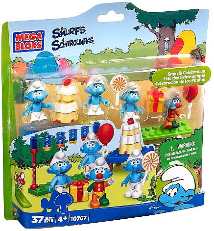 Mega Bloks The Smurfs Smurfs Celebration Set 10767 - ToyWiz