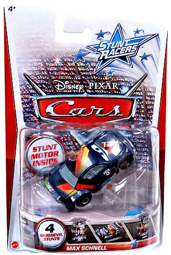 Disney Pixar Cars Stunt Racers Max Schnell Plastic Car Mattel Toys - ToyWiz