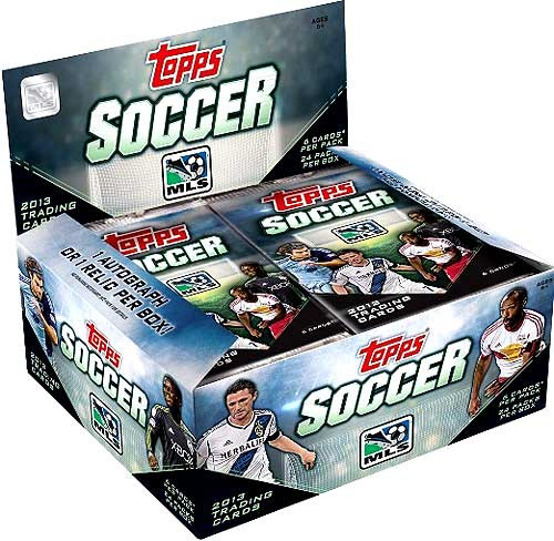 soccer booster box MLS Topps 2013 Trading Card 24 Packs, 1 Autograph OR Relic Card New chase inserts like Murals and Home Advantage join the returning Mindgames in a new era of short 2026 Panini Prizm Monopoly FIFA