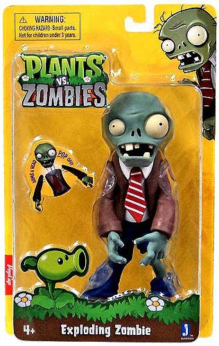 Plants Vs Zombies All Star Zombie - 12” With Detachable Head