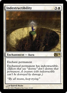 mtg white cards that give indestructible Flare of Fortitude If you control a commander Avacyn's Memorial - Artifact -
