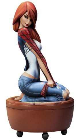 Spider-Man Comiquette Mary Jane Polystone Statue Sideshow