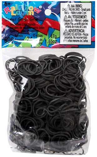 Rainbow Loom Alpha Loom Gray Rubber Bands Refill Pack [500 ct
