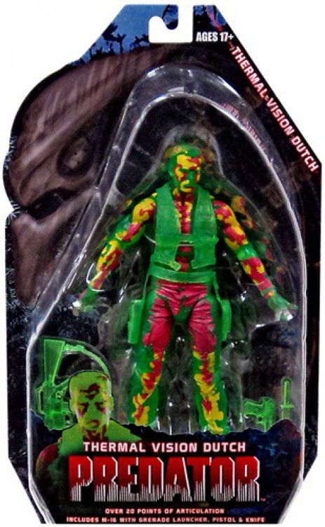 NECA Predator Series 11 Thermal Vision Dutch 7 Action Figure - ToyWiz
