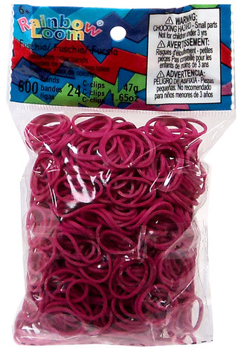 Recarga De Gomas Elásticas Rainbow Loom - 600 Unidades En Color Verde Limón, Incluye 24 Cierres