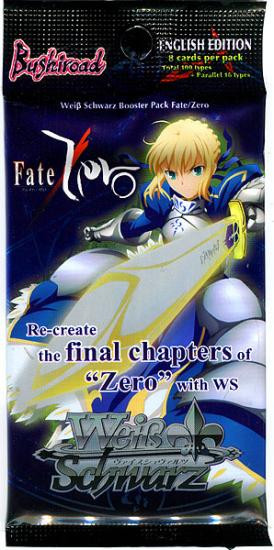 Weiss Schwarz Trading Card Game Fate Zero Booster Pack 8 Cards Bushiroad Toywiz
