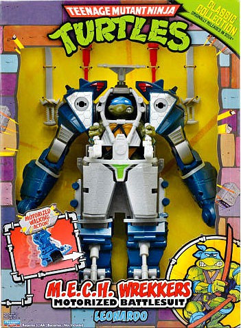 Teenage Mutant Ninja Turtles TMNT 1987 M.E.C.H Wrekkers Leonardo 5