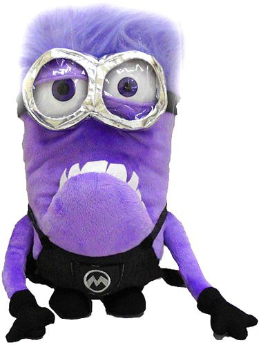 Despicable Me 2 Evil Minion Tim 13 inch Plush Backpack - KidtoyTesters 