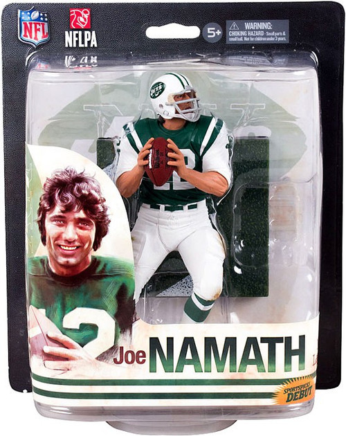 McFarlane Toys NFL New York Jets Sports Picks Football Legends Series 6  John Riggins Action Figure [Green Jersey]