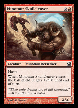 all minotaur cards mtg Magic The Gathering Trading Card Game Theros Single Card Common Skullcleaver 130 You may exert Emberhorn Minotaur as it attacks The Ultimate Minotaur Deck –