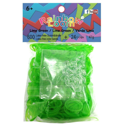 Rainbow Loom Yellow Rubber Bands Refill Pack 600 Count Twistz Bandz - ToyWiz