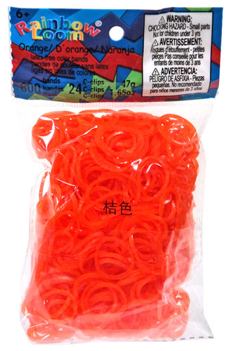 Rainbow Loom Jelly Lime Green Rubber Bands Refill Pack RL10 [600 ct]