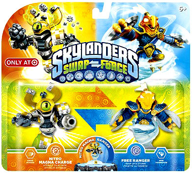 Skylanders Swap Force Swappable Nitro Magna Charge Free Ranger