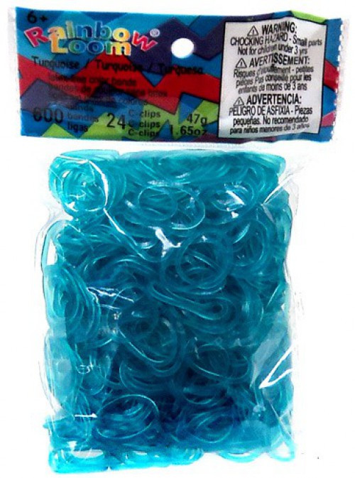 Rainbow Loom JELLY Clear Rubber Bands Refill Pack RL7 600 Count Twistz  Bandz - ToyWiz