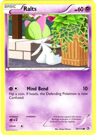 ralts pokemon card - 139/214 - Common Reverse Holo - SM8 Lost Thunder Psychic Psychic Confuse Ray Your opponents Active Pokmon is now Confused Ralts - Pokmon TCG Pocket