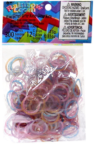 Rainbow Loom Burgundy Rubber Bands Refill Pack Twistz Bandz - ToyWiz
