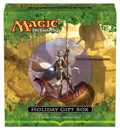 Magic The Gathering Theros Holiday Gift Box 4 Booster Packs, Storage Box More Wizards of the Coast - ToyWiz Magic The Gathering Theros Holiday Gift Box 4 Booster Packs, Storage Box More Wizards of the Coast - ToyWiz