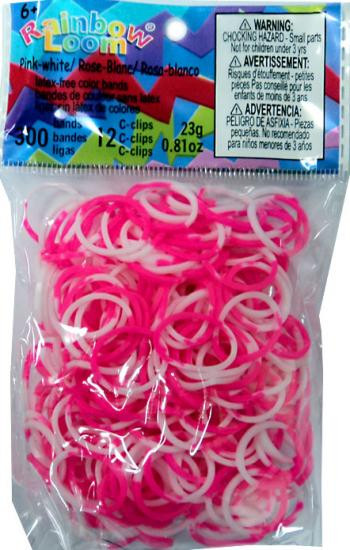 Rainbow Loom 300 Ct. Rubber Band Refill Pack Blue & White Include