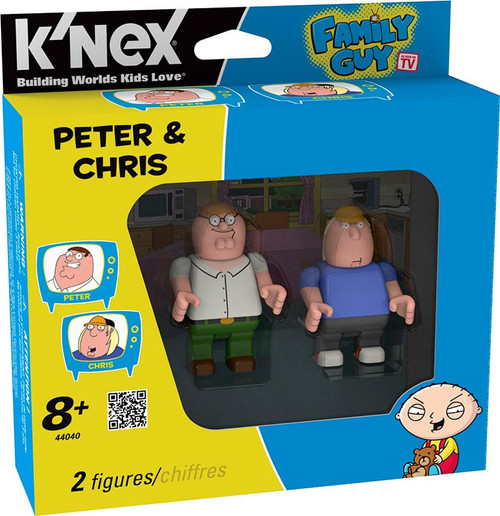 KNEX Family Guy Peter Chris Minifigure 2-Pack 44040 - ToyWiz