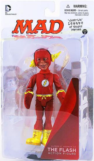 MAD Alfred E. Neuman The Flash フィギュア DC MAD Just Us League of Stupid Heroes Alfred E. Neuman as