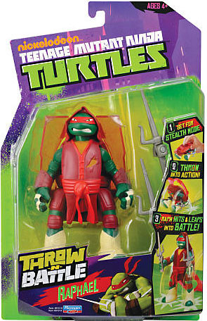 Teenage Mutant Ninja Turtles Nickelodeon Throw N Battle Raphael