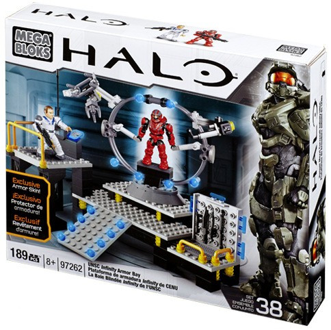 Mega Bloks Halo UNSC Infinity Armor Bay Exclusive Set 97262