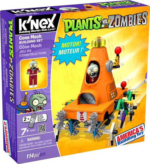 KNEX Plants vs. Zombies Cone Mech Set 53487 - ToyWiz