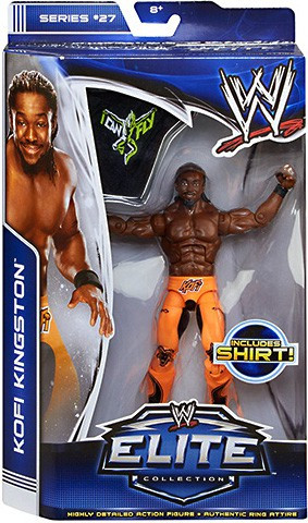 WWE Wrestling Elite Collection Series 27 Kofi Kingston Action 