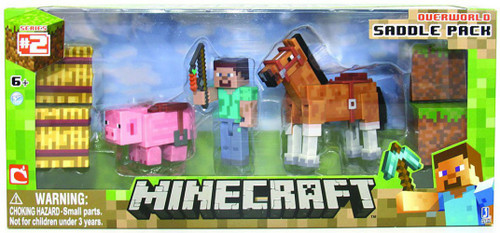 Minecraft Series 2 Saddle Pack Exclusive Action Figure Set