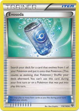 Pokemon Trading Card Game XY Base Set Uncommon Evosoda #116