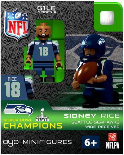 WM6135 Football Series Chicago Bears Seattle Seahawks Minifigures