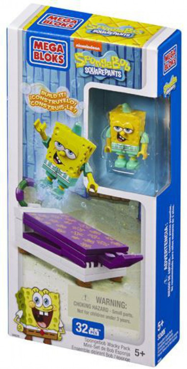 Mega Bloks Spongebob Squarepants Wacky Packs SpongeBob Wacky