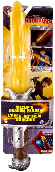 How To Train Your Dragon 2 Hiccup's Dragon Blade 31.5 Working Spin Master  2014