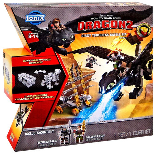 How to Train Your Dragon 2 Ionix Giant Toothless Battle Set 21003