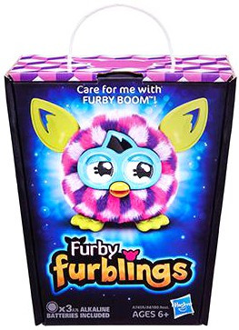 Furby Pink Cubes Boom Plush Toy 