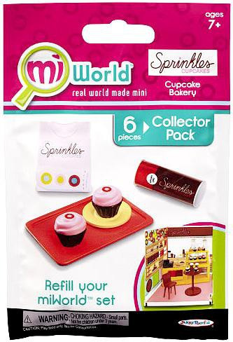 MiWorld Sprinkles Cupcake Bakery Collector Pack Cupcake Tray Jakks