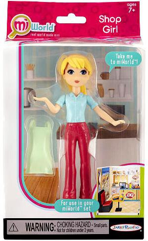 MiWorld Shop Girl 5 Figure Dairy Queen Jakks Pacific - ToyWiz