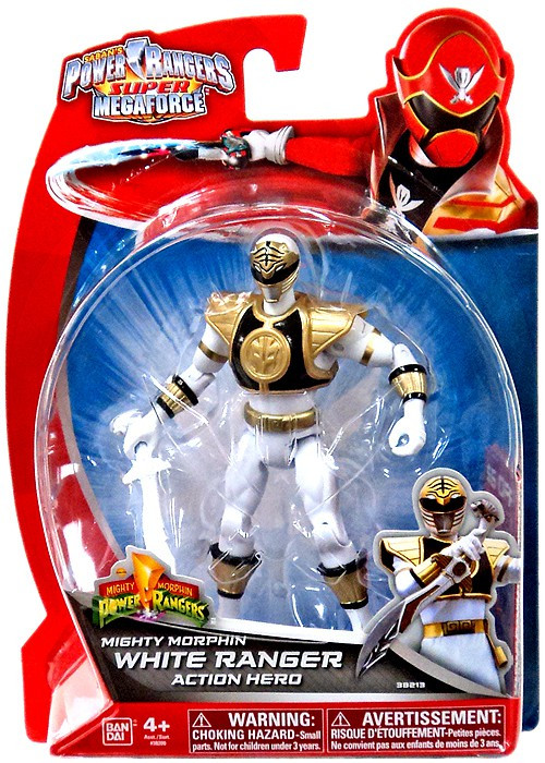 Mighty Morphin Power Rangers/ White Ranger Ultimate Action Figure