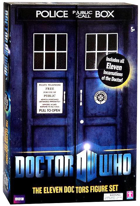 Doctor Who The Eleven Doctors 5 Action Figure Set Underground Toys - ToyWiz